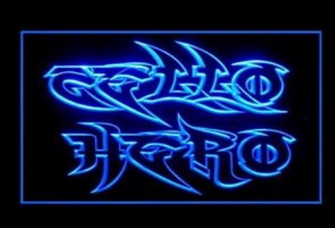 Cello Hero LED Neon Sign
